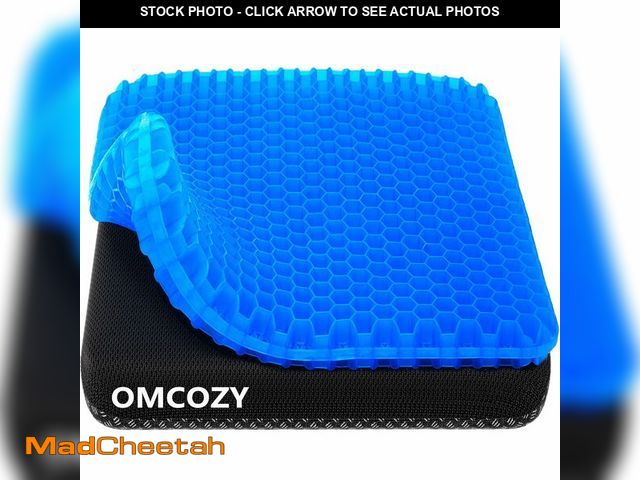 Lot 74-14270767 - OMCOZY Gel Seat Cushion, Cooling Cushion (Super Large &amp; Thick), Breathable Honeycomb Design Abso...