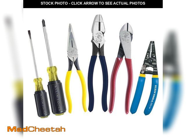 Lot 74-12465161 - *SEE DETAILS* Klein Tools 6-Piece Apprentice Electrician Tool Set *SEE DETAILS*  - UNUSED