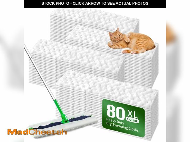 Lot 74-13548206 - Senowi Heavy Duty Dry Sweeping Cloths Compatible with Swiffer Sweeper XL Mop, Sweeper X-Large Dry Cl...