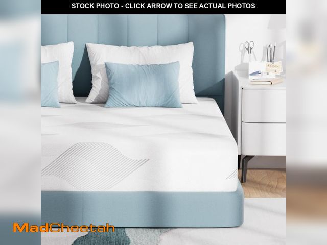 Lot 74-12521319 - California King Mattress, 10 Inch Gel Memory Foam Cal King Mattress, Removable Washable Cover, Mattr...