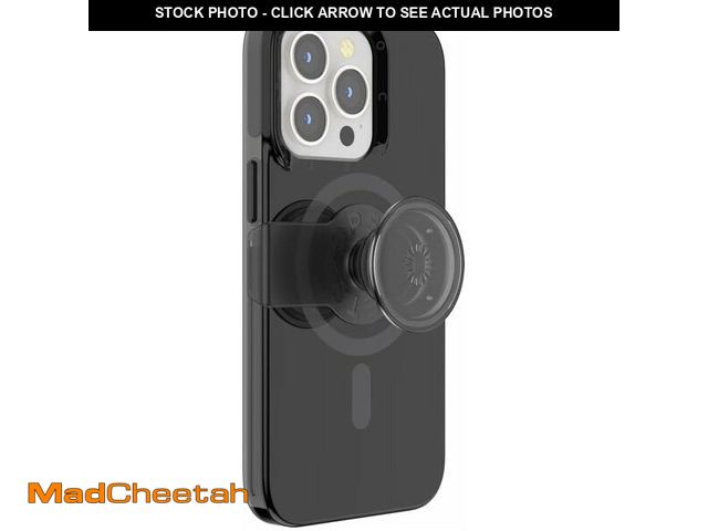 Lot 74-12457948 - PopSockets iPhone 13 Pro Case with Phone Grip and Slide, Phone Case for iPhone 13 Pro - Black - UNUS...