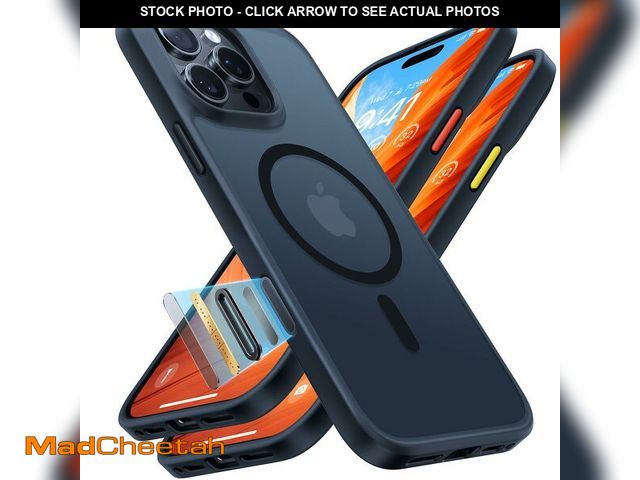 Lot 74-12718010 - TORRAS for iPhone 16 Pro Case Translucent Matte Black | Compatible with MagSafe, Military Grade Drop...