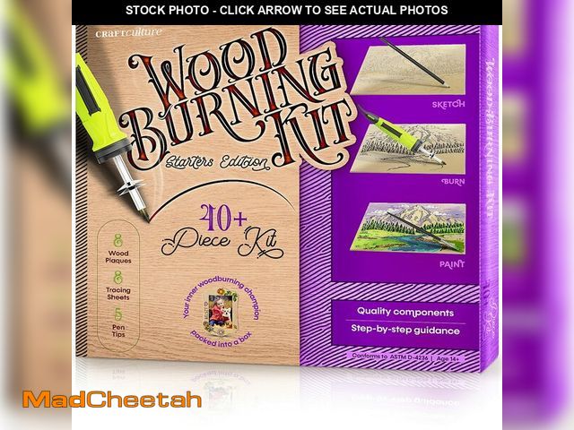 Lot 74-14425035 - Craft Culture Beginners Wood Burning Kit for Kids, Teenage Boys &amp; Girls - Easter Gifts for Boy &...