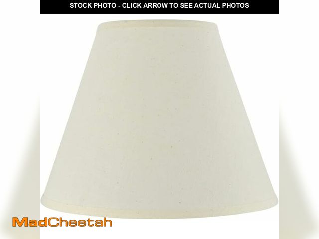 Lot 74-13733540 - Aspen Creative 32287A, Transitional Hardback Empire Shaped Spider Construction Lamp Shade in Beige, ...