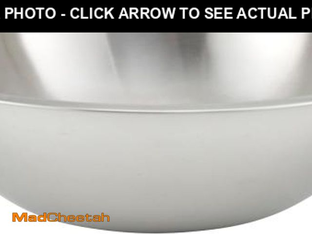 Lot 74-12137383 - Winco 20 Quart Heavy-Duty Stainless Steel Mixing Bowl, Shallow - UNUSED