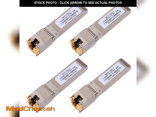 Lot 74-12599769 - 3PACK 10G SFP+ to RJ45 Copper Module, High-Speed 10GBase-T Transceiver, 10Gb SFP+ Ethernet CAT.6a/7 ...