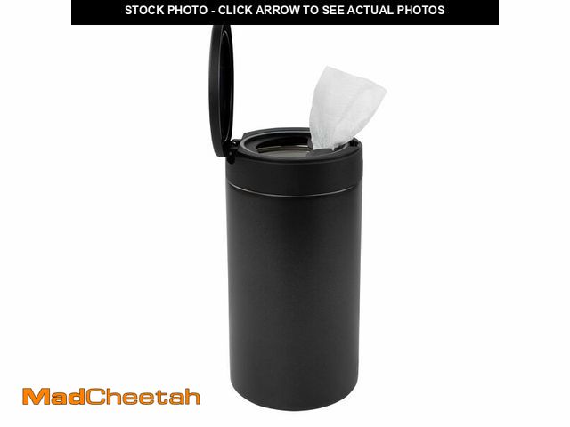 Lot 74-13965576 - Spectrum Disinfecting Wipes Container Refillable Stainless Steel Wipe Holder for Bathroom Kitchen Sc...