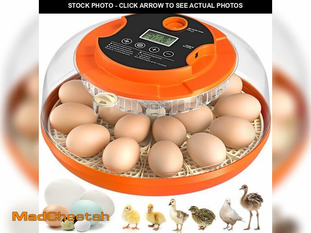Lot 74-12616438 - 18 Egg Incubator with Automatic Egg Turning and Humidity Control, Incubators for Hatching Eggs, Chic...