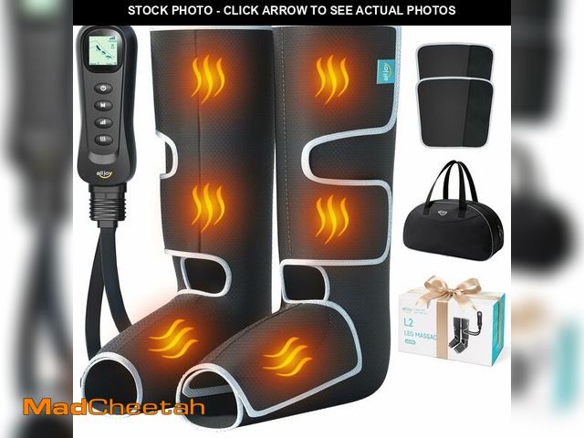 Lot 74-14423177 - ALLJOY Leg Massager for Circulation and Pain Relief FSA,Gifts for Men Women - UNUSED
