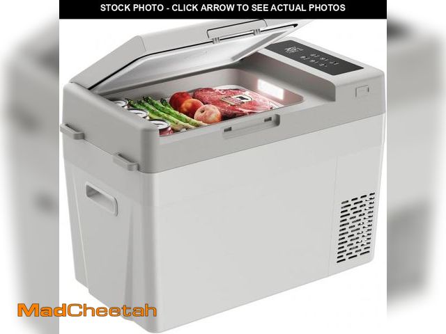 Lot 74-12137097 - Marsail 12 Volt Refrigerator 12V Car Fridge 32QT Portable Freezer Compressor Cooler -4 degreeF68 deg...