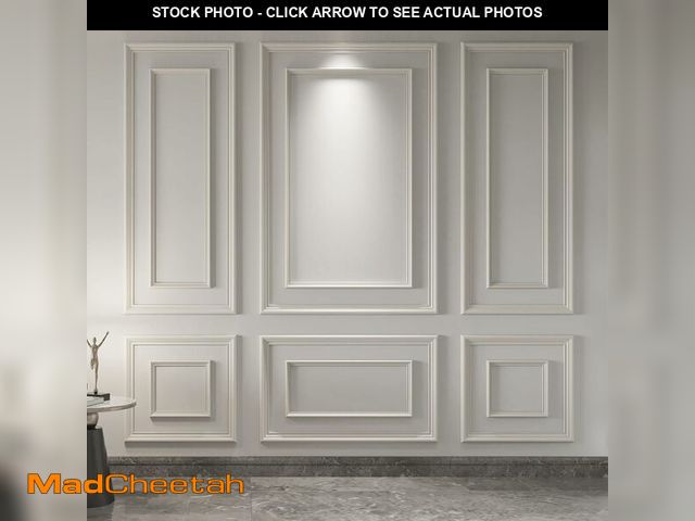 Lot 74-13697714 - Art3d Premade Bilinear Frame Accent Molding Set, Pre-Cut Decorative Wainscoting Panel for Home Decor...