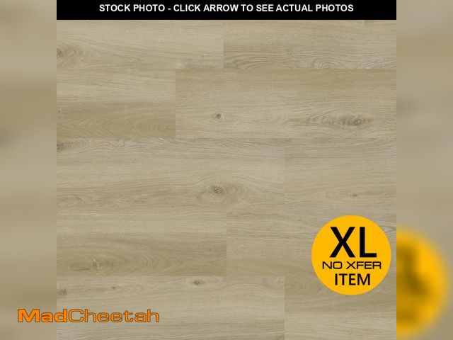 Lot 74-14439984 - Pallet of 4 Cashiers Oak 22 MIL x 8.98 in. W x 48.03 in. L Waterproof Click Lock Vinyl Tile Flooring...