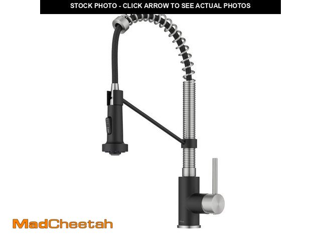 Lot 74-13002216 - KRAUS Spot Free 18-Inch Kitchen Faucet with Dual Function Pull-Down Sprayhead in all-Brite Stainless...