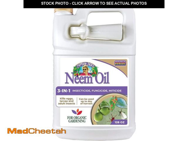 Lot 74-12304351 - Bonide Captain Jack's Neem Oil, 128 oz Ready-to-Use, Multi-Purpose Fungicide, Insecticide and Mitici...