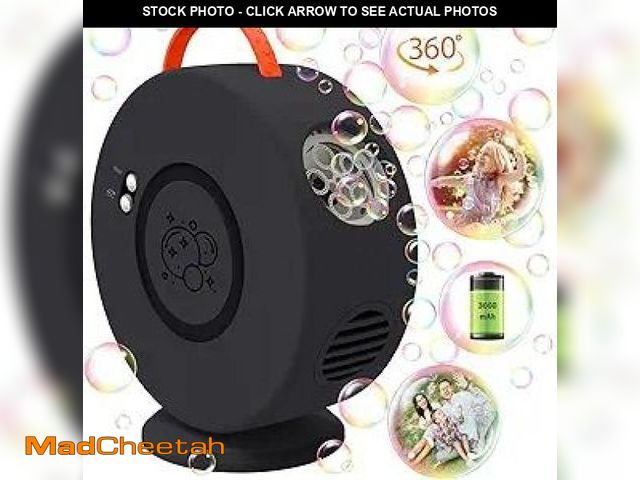 Lot 74-12127362 - Bubble Machine Automatic Bubble Blower for Kids Toddlers Rechargeable Battery Portable Bubble Maker ...