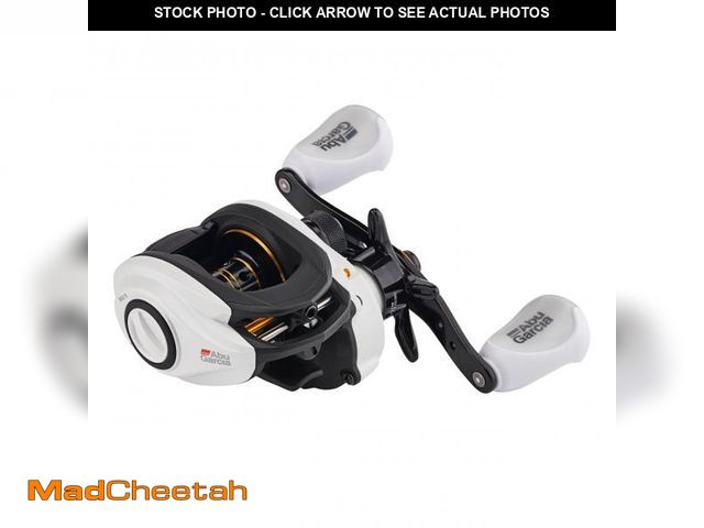 Lot 74-12395867 - Abu Garcia Max Pro Low Profile Baitcast Reel, Size LP (1539730), 7 Stainless Steel Ball Bearings + 1...