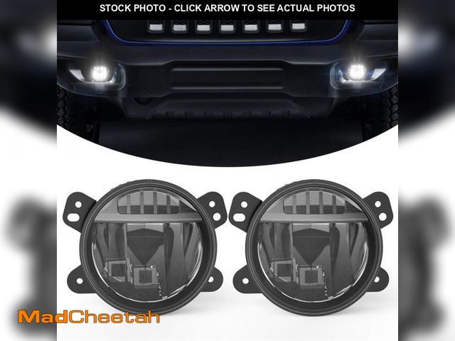 Lot 74-12438190 - Kiwi Master OEM Style LED Fog Lights for Jeep Gladiator 2018-2025 Jeep Wrangler JL/4xe Willys Sahara...