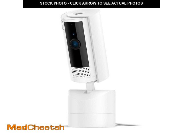 Lot 74-12692619 - Ring Pan-Tilt Indoor Cam Plug-in Security Camera with 360ÃâÃÂ° Horizontal Pan Coverage, Live Vie...