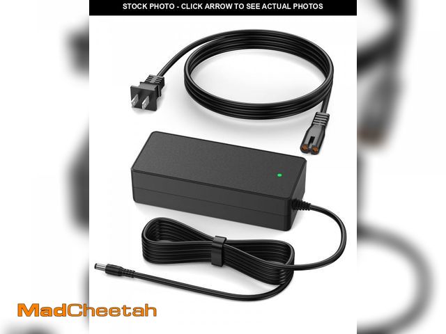 Lot 74-12314825 - VHBW 42V for 5TH Wheel Electric Scooter Charger Compatible with 5TH Wheel ES09/ V20 Pro/ V30 Pro / M...