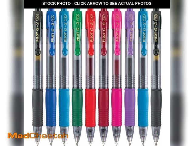 Lot 74-13964376 - Pilot G2 Premium Retractable Gel-Ink Rolling Ball Pens, Bold Point (1.0mm), 1.0 Gel Pens, Assorted, ...