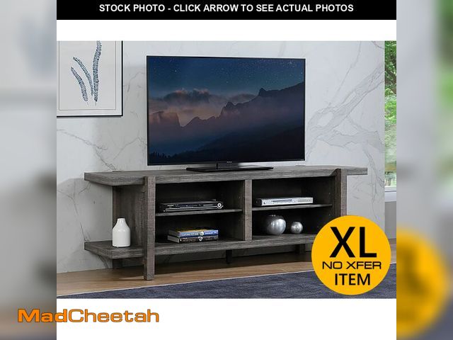 Lot 74-13012064 - Crown Mark Furniture Coralee TV Stand in Gray B8100-9 - UNUSED