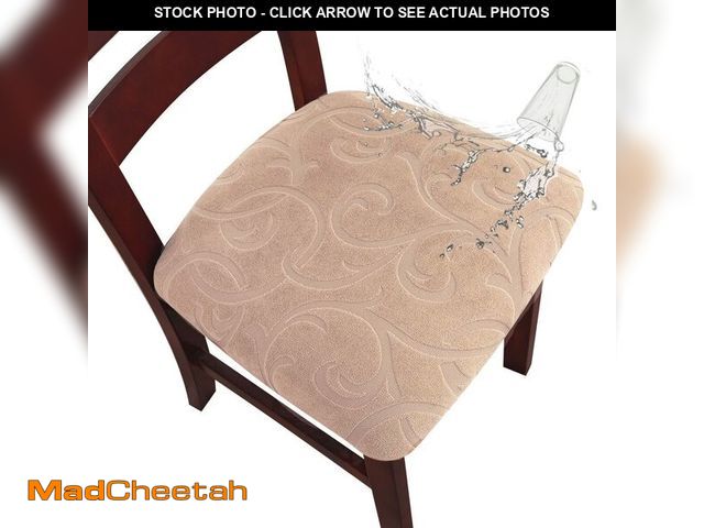 Lot 74-13960755 - Genina Waterproof Chair Seat Covers Dining Room Chair Covers Stretch Seat Cover for Dinning Room Cha...