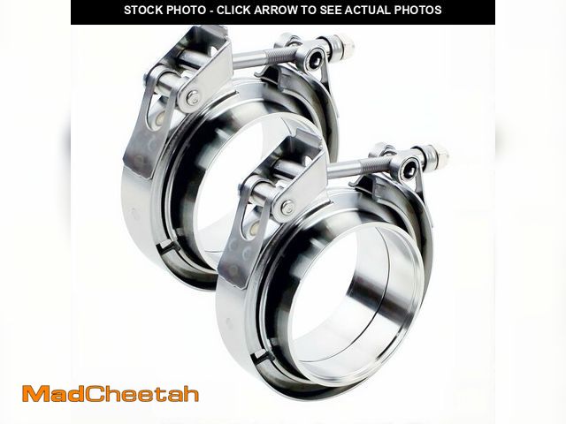 Lot 74-14213069 - ROADFORMER 5 Inch V Band Clamp with Male Female Flanges, 304 Stainless Steel Quick Release Exhaust C...
