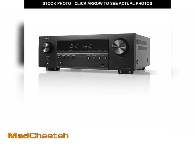 Lot 74-14358651 - Denon AVR-S570BT AV Receiver 5.2 Channel 8K Ultra HD Audio &amp; Video, Stereo Receivers, Denon AVR ...
