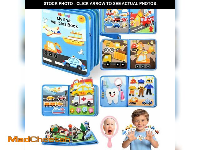 Lot 74-14269910 - Meafeng Vehicles Educational Book for Toddlers 1Ã¢â¬â3, Montessori Quiet Activity &amp; Learning ...