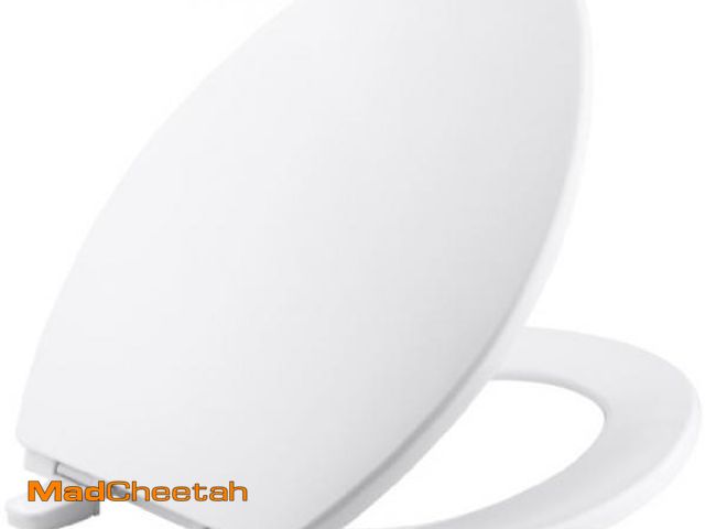 Lot 74-12399892 - KOHLER K-4774-0 Brevia Elongated White Toilet Seat with Quick-Release Hinges And Quick-Attach Hardwa...