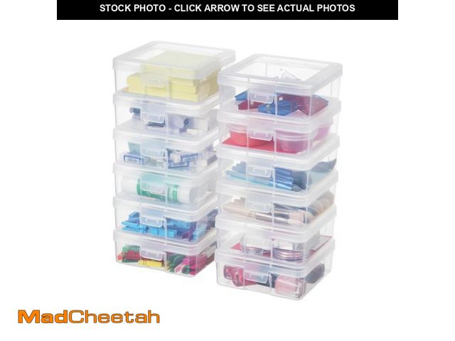 Lot 74-12514311 - Novelinks Plastic Stackable Pencil Box, 12 Pack - UNUSED