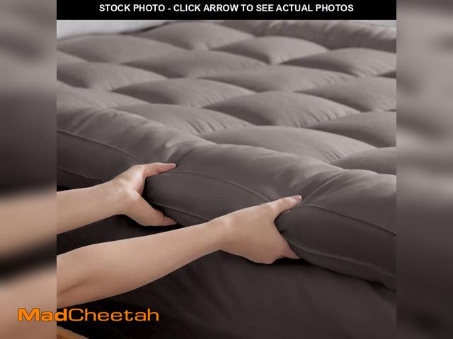 Lot 74-12487611 - BDEUS Extra Thick Mattress Topper, Cooling Mattress Pad Cover, Pillow Top Protector with 8-21 inch D...