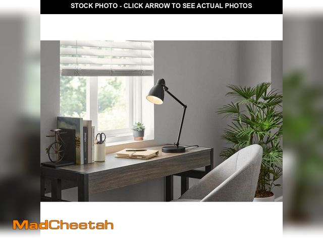 Lot 74-12557287 - Hampton Bay 24 in. Black Architect Desk Lamp - UNUSED