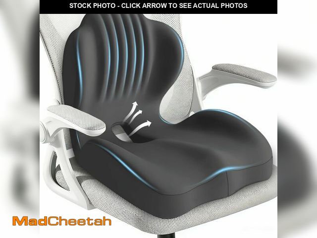 Lot 74-13954184 - Seat Cushion for Office Chair and Car, L-Shaped Ergonomic Seat Cushions,Memory Foam Orthopedic Cushi...