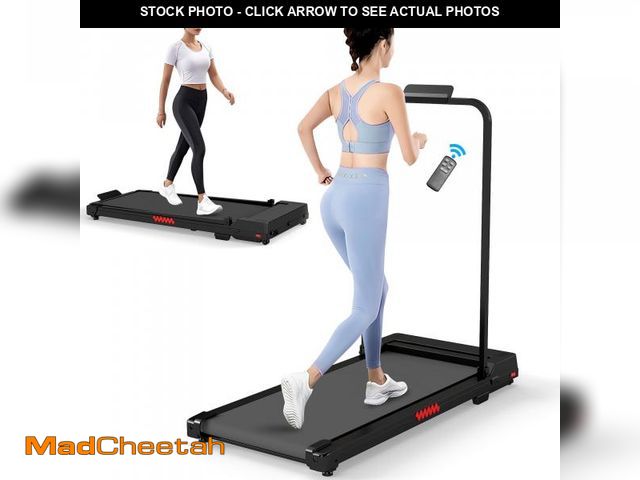 Lot 74-12514015 - Tomile Walking Pad for Home, 3.0HP Quiet Folding Treadmill with 300lbs Capacity, Portable Under Desk...