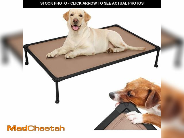 Lot 74-14367585 - Veehoo Chew Proof Elevated Dog Bed, Indestructible Raised Dog Bed for Aggressive Chewers, Waterproof...