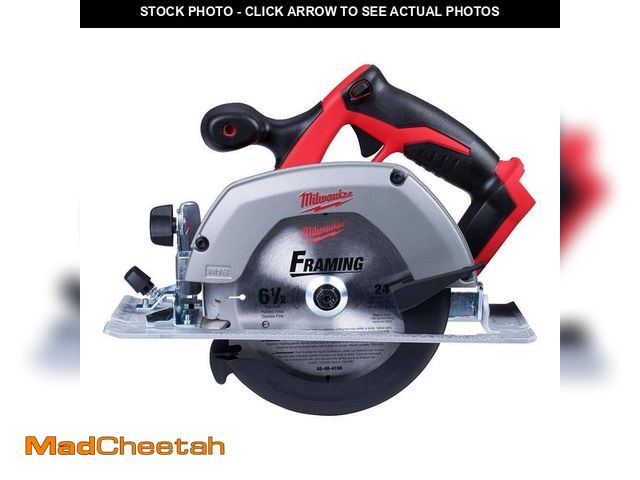 Lot 74-14597135 - Milwaukee M18 18V Lithium-Ion Cordless 6-1/2 in. Circular Saw (Tool-Only) 2630-20 - USED