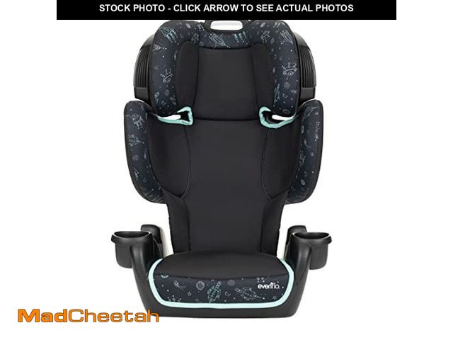 Lot 74-12760094 - Evenflo GoTime LX Booster Car Seat (Astro Blue) - UNUSED