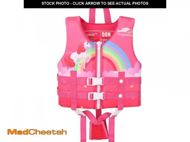 Lot 74-12049454 - Gogokids Kids Swim Vest Toddler Float Jackets - Child Pool Vest Floaties for Boys Girls Learn to Swi...