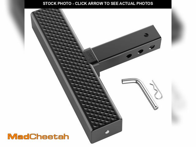 Lot 74-14333452 - Eapele Hitch Step for 2 Inch Receiver, Universal Anti Slip Bumper Guard, 600lbs Maximum Load, for Tr...