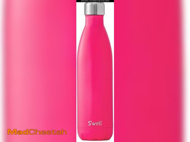 Lot 74-12332310 - S'well Stainless Steel Water Bottle - 25 Fl Oz - Bikini Pink - Triple-Layered Vacuum-Insulated Conta...