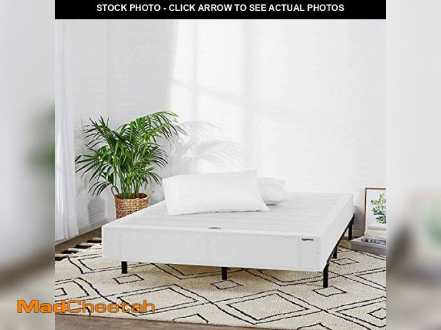 Lot 74-12098044 - (MISSING HARDWARE) Basics Smart Box Spring Bed Base, 5-Inch Height Mattress Foundation, Tool-Free Ea...