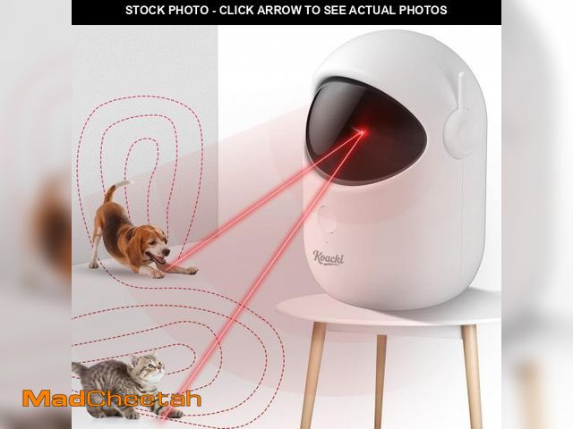 Lot 74-12048255 - Cat Toys for Indoor Cats, Cat Laser Pointer Toy, Rechargeable Automatic Cat Toy with Timer &amp; Spe...