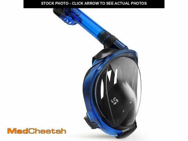 Lot 74-14476307 - Greatever G2 Full Face Snorkel Mask with Latest Dry Top System,Foldable 180 Degree Panoramic View Sn...