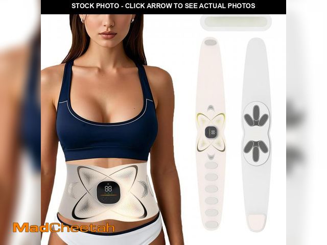 Lot 74-12212628 - Abs Stimulator Abdominal, ab Belt Muscle Stimulator with Heat for Belly Fat Loss, Stomach Cellulite ...