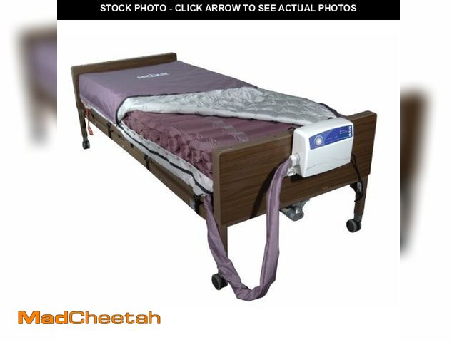 Lot 74-12828815 - Drive Medical 14027 Med-Aire Low Air Loss Mattress Replacement System with Alternating Pressure, Dar...