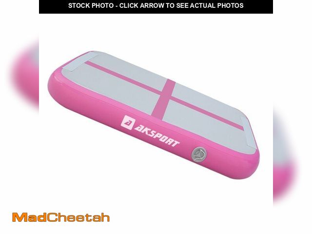 Lot 74-14284845 - AKsport AirBoard/AirBlock Springboard-Pink ONLY - USED