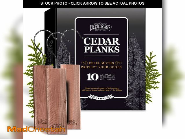 Lot 74-13949193 - Dr. Killigan's Cedarwood Planks - Cedar Blocks for Clothes Storage, Great Alternative to Moth Balls ...