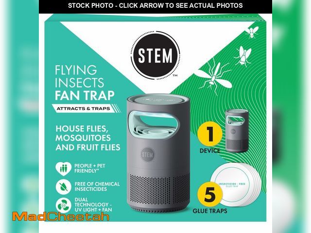 Lot 74-12978136 - STEM Flying Insect Fan Trap for Indoor Bug Control, Attracts Mosquitoes, Fruit Flies, and House Flie...
