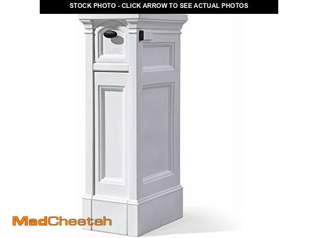 Lot 74-12574043 - Step2 Atherton Reserve Storage Mailbox &amp; Post, Extra Storage, Weather Resistant, Large Outdoor M...